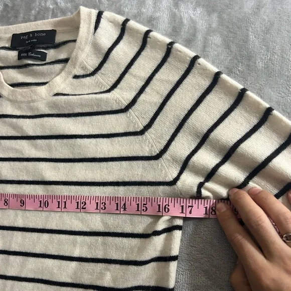 Rag & Bone 100% cashmere striped sweater dress - Picture 4 of 9